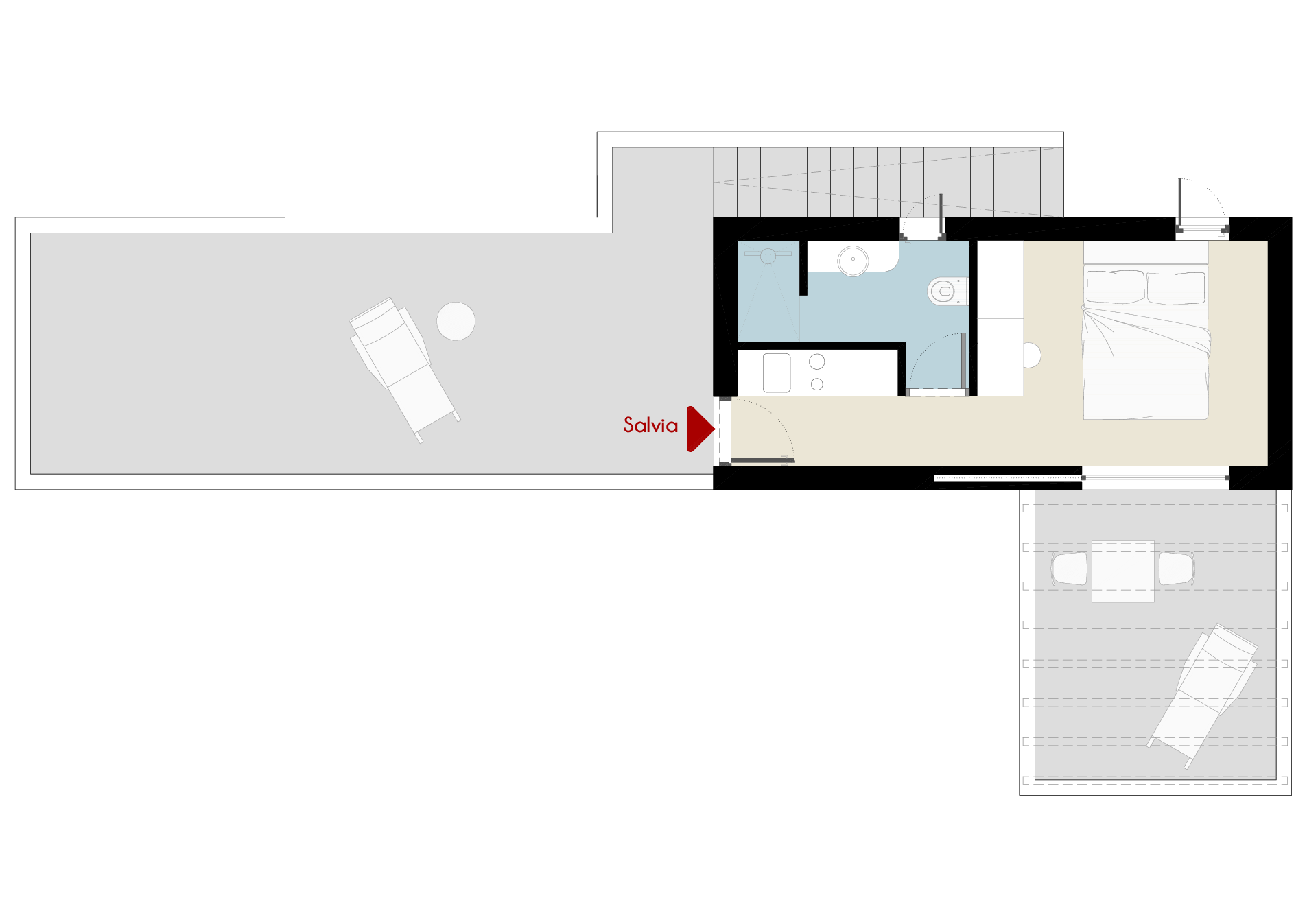 salvia room layout