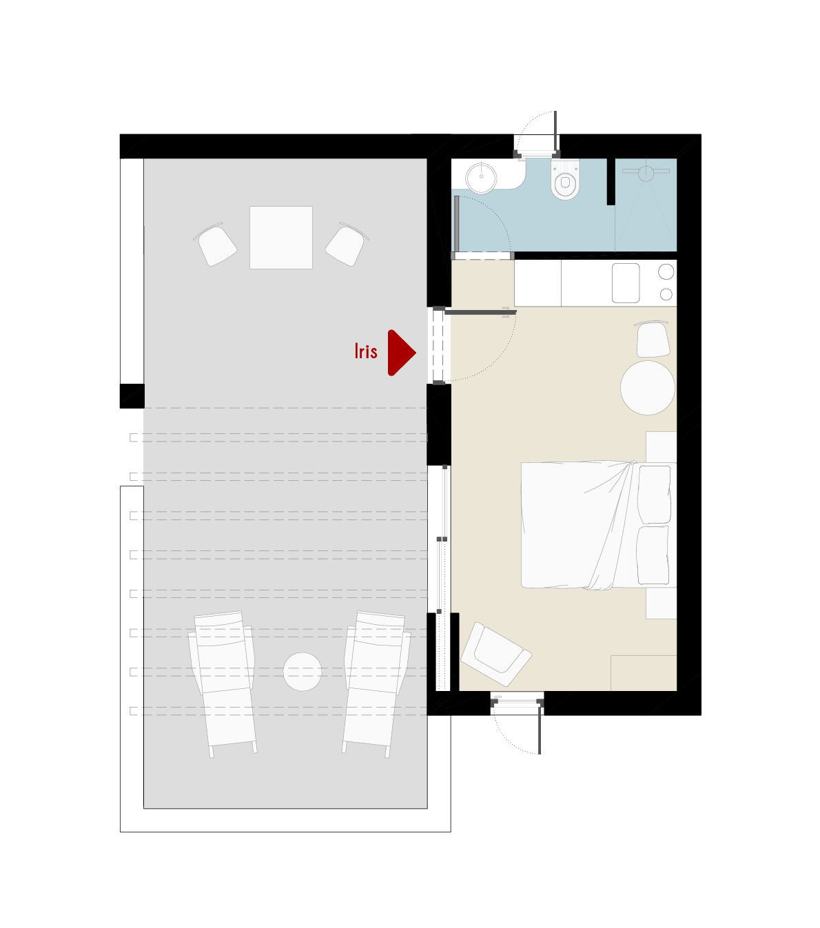Iris room layout