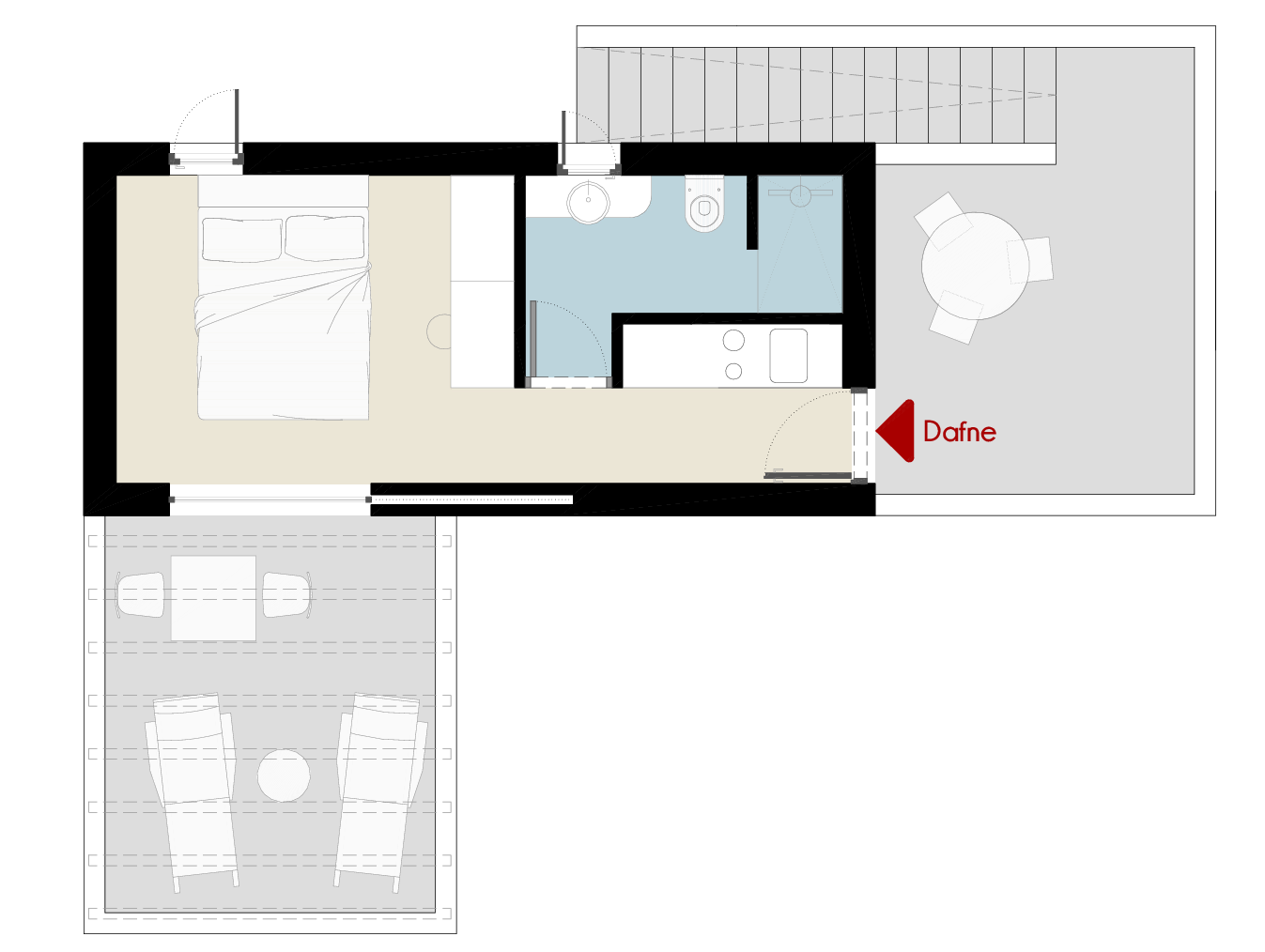 Dafne room layout
