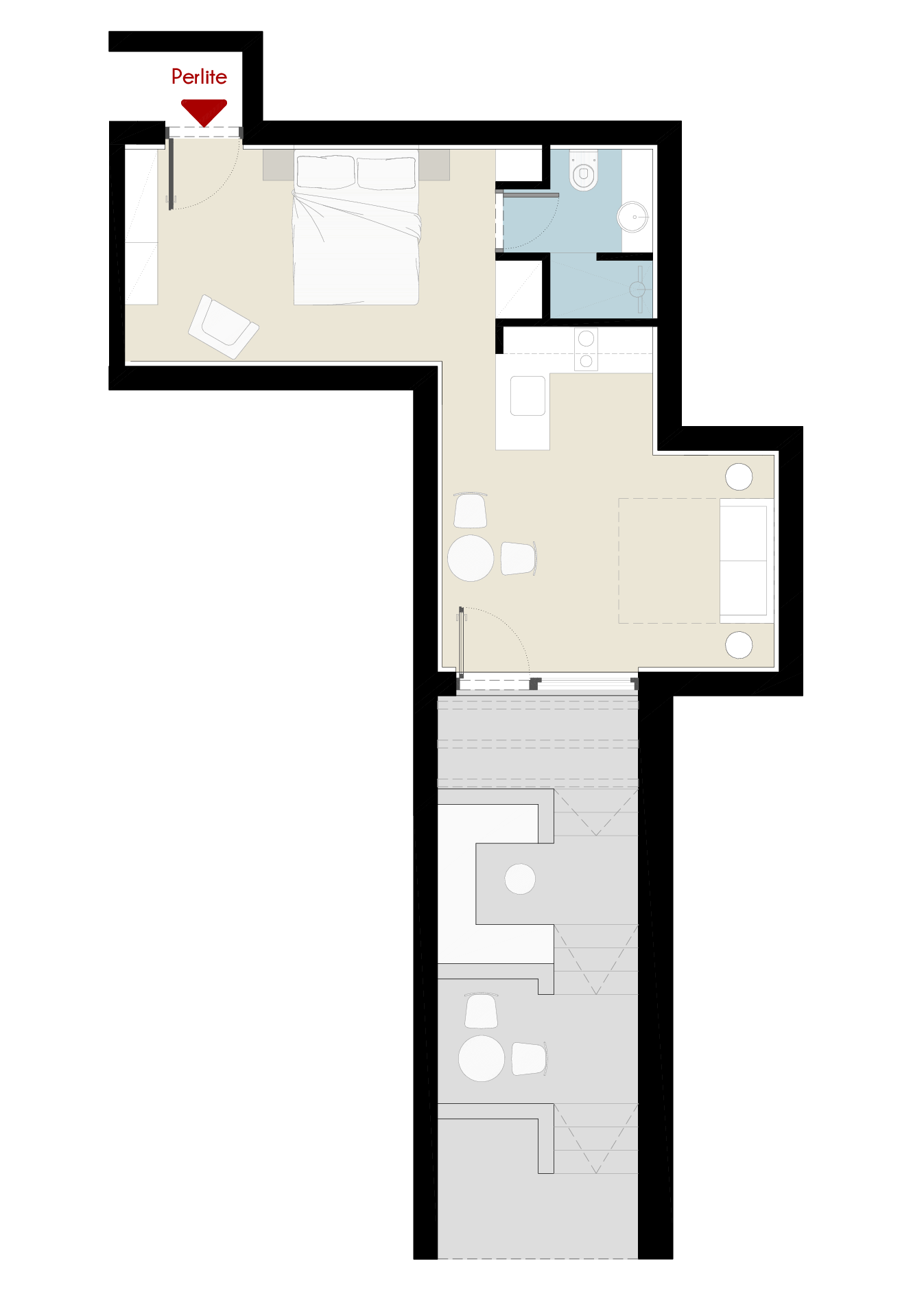 Perlite Disposizione delle stanze
